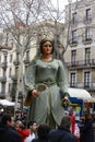 Festes de Santa Eul?lia - Barcelona Royalty Free Stock Photo